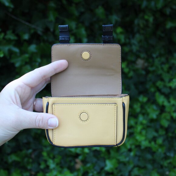 EUC COACH Micro Track Keyfob in Black Antique/Forest - Picture 3 of 9